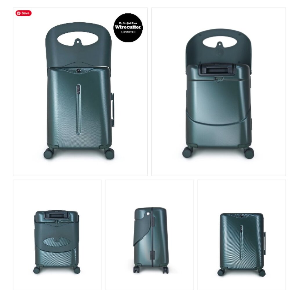 Miamily suitcase with toddler seat
